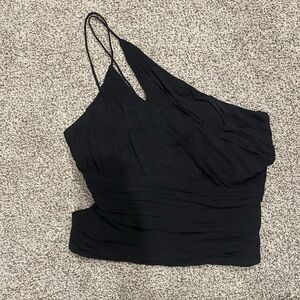 Zara Black Asymmetrical Camisole